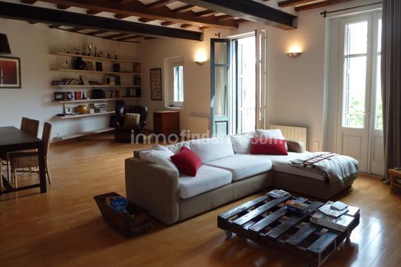 Inmofinders pisos en alquiler en el Born Barcelona como este piso con gran saln comedor