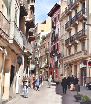 calles del barrio de Sarrià