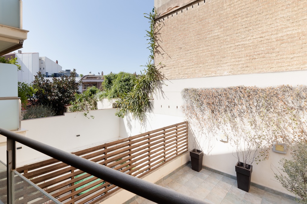 terraza casa unifamiliar en venta en Sarrià